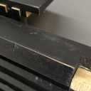 35'' inch Bamboo Black Bench for Entryway Dining Bench Home Decor Indoor Outdoor Kitchen Table Desk for Dining Room Living Room Bedroom End of Bed