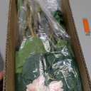 2 Pack Artificial Hydrangea Trees with Spikes 3 ft Faux Hydrangea Flower UV Resistant Spring Summer Floral Blooming Bush for Indoor Outdoor Wedding Front Door Porch Garden Backyard(White)