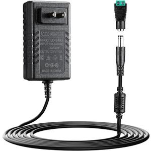 24V 3A Power Supply 72W,AC 100V ~ 240V to DC 24Volt 3Amp 2Amp 1Amp DC Power Supply Adapter,Converter Transformer with 5.5x2.5mm&2.1mm Output Jack for 24V LED Strip Light CCTV Camera Printer Massager