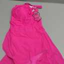 Plus Size Swim Dress One Piece Bathing Suit Romper Swimsuits Tummy Control Modest Swimwear Swimdress for Women (XX-Large Plus, Fuchsia)