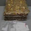 24 Pcs Light Gold Shimmer Wall Backdrop Panels - 4 FT x 6 FT Light Gold Sequin Backdrop for Birthday Graduation Home Party Background Decoration