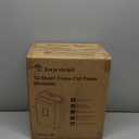 Bonsaii 12-Sheet Cross Cut Paper Shredder, 5.5 Gal Home Office Heavy Duty Shredder for Paper, Credit Card, Mail, Staples, with Transparent Window, High Security Level P-4 (C275-A)