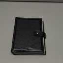 Fangoo Earring Organizer Book Design Earring Holder Travel Jewelry Storage Case Tray Holder, Capable to Hold 42 Pairs (Black)