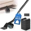 Furniture Lifter Tool Set Save 80% Effort Lifts up to 400 lbs Heavy-Duty Steel Lever with 4 Plastic Base Pads, Ideal for Moving Sofas, Appliances, Furniture Jack Lifter Tool (25 in)
