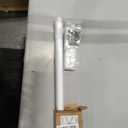 Ivilon Window Curtain Rod Decorative End Cap Design, 1 Inch Rod, 28 to 48 Inch. White