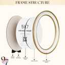 97 Decor Elegant Vintage Picture Frames 5x7 - Vintage Oval Picture Frame 5x7, Fancy 5 X 7 Antique Frames With Glass Front For Photo Display Tabletop And Wall Mounting