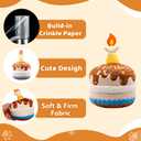Dog Birthday Cake Toy, Interactive Crinkle Chew Toy for Small Medium Large Dogs, Durable Pet Birthday Gifts & Party Accessories, Cute Soft Puppy Celebration Fun for All Breeds,5.5''