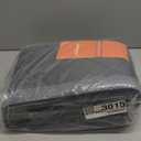 Thermal Door Curtain Fits Doors Size 38"x83"Curtain Size 41"x85", Magnetic Insulated Curtain Side Open, Visible Panels,Keep Warm in Winter Cool in Summer,Diamond Pattern,Gray