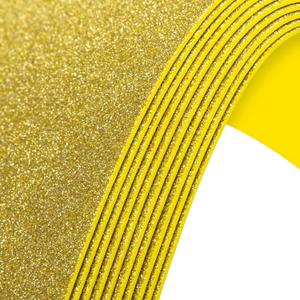 10 Pack Glitter Foam Sheets Craft 8 x 12 inch, Sparkles Foam Paper for Art Crafts Projects, Classrooms Scrapbook Gift DIY Cutters Card Party Decoration (Golden)