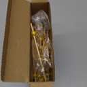 200 Pcs Cocktail Picks, 4.7 Inch Toothpicks for Appetizers, Bamboo Cocktail Sticks Skewers for Drinks, Desserts, Charcuterie, Wedding Party Fancy Toothpicks, Gold Pearl Mini Food Picks Decorative