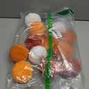 Winlyn 12 Pcs Assorted Small Harvest Faux Velvet Pumpkins Decorative Fabric Foam Pumpkins in Rust Orange White for Fall Wedding Halloween Thanksgiving Table Centerpiece Mantel Farmhouse Dcor