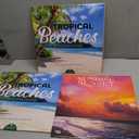 3 x TF Publishing 2026 Tropical Beaches Wall Calendar - Large Grids for Appointments and Scheduling - Vertical Monthly Wall Calendar 2026 w/Premium Gloss Paper for Home and Office Organization - 12x12in, (Mix)