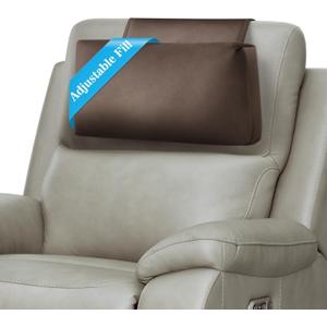 Recliner Headrest Pillow, Adjustable Comfort Neck & Head Support Pillow, Soft Velvet Non-Slip Headrest for Pain Relief & Relaxation, Ideal for Recliner, Couch, Chair, Sofa (Coffee)