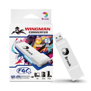Brook Wingman FGC VX Arcade Controller Converter for PS5/PS4/PC  Supports 150+ Wired Controllers, Low-Latency Adapter for Arcade Sticks & Fightpads, Compatible with All PS5/PS4 Games