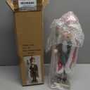 Nutcracker Christmas Decorations, 15 Inch Wooden Soldier Figures Ornament, Christmas Nutcrackers Gift Festive Collectible for Indoor Home Shelves Table Desktop Mantel Fireplace Decor, Green