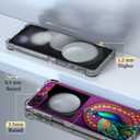 Galaxy Z Flip 5 Case,Green Peacock Mandala Drop Protection Shockproof Case TPU Full Body Protective Scratch-Resistant Cover for Samsung Galaxy Z Flip 5