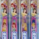 Oral-B Kids Manual Toothbrush featuring Disney's Princess Characters, Soft bristles, 6 count (Multicolor)