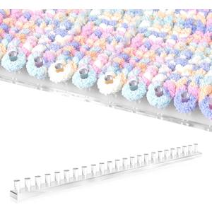 47" Acrylic Chunky Blanket Loom DIY Throw Blankets Knitting Loom Installation-Free, No Needles Required, Beginner-Friendly Yarn Craft for Home Decor, 47in