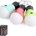 EverBrite 3-Pack Camping Lights - 3 Lighting Modes, Portable LED Bulbs Ideal for Kids Adventure Activities, Backpacking, Camping, Picnic, Emergency and More, 3 x AAA Batteries Included
