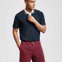 maamgic Men's Classic-fit 7" Cotton Casual Shorts Elastic Waistband with Multi-Pocket Daily Wear Walking Summer Outfit Size 30