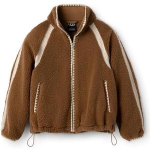 UGG womens Nikia Crochet Uggfluff Jacket, L