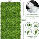 ODTORY Artificial Plant Wall Roll: 60 X 120 in (50 sqft) UV-Anti Ivy Privacy Fence Screen Faux Greenery Panels Backdrop Boxwood Ivy Vine Leaf Hedge for Indoor Outdoor Green Decor