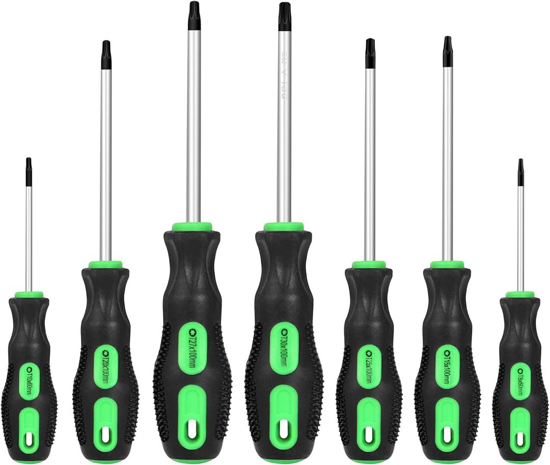 7PCS Magnetic Torx Screwdriver Set T8 to T30 Star Screwdrivers (7PCS TORX SCREWDRIVER)