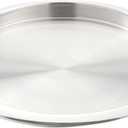 American Metalcraft SSBT14 Stainless Steel Round Bar Serving Tray, Silver, 14-Inches