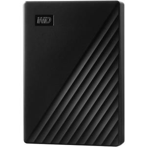 WD 5TB My Passport, Portable External Hard Drive, Black, backup software with defense against ransomware, and password protection, USB 3.1/USB 3.0 compatible - WDBPKJ0050BBK-WESN