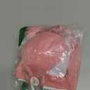 MakeMeChic Women's Gingham High Waisted Bikini Set Halter Triangle Tie Back Bathing Suit with Boyshorts (Large, Red and White)