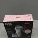 Braun Epilator Silk-pil 7, Hair Removal Device, Women Shaver & Trimmer, Wet and Dry, Wide Head, Includes Shaver Head and Trimmer Comb, SE7-041, Silver