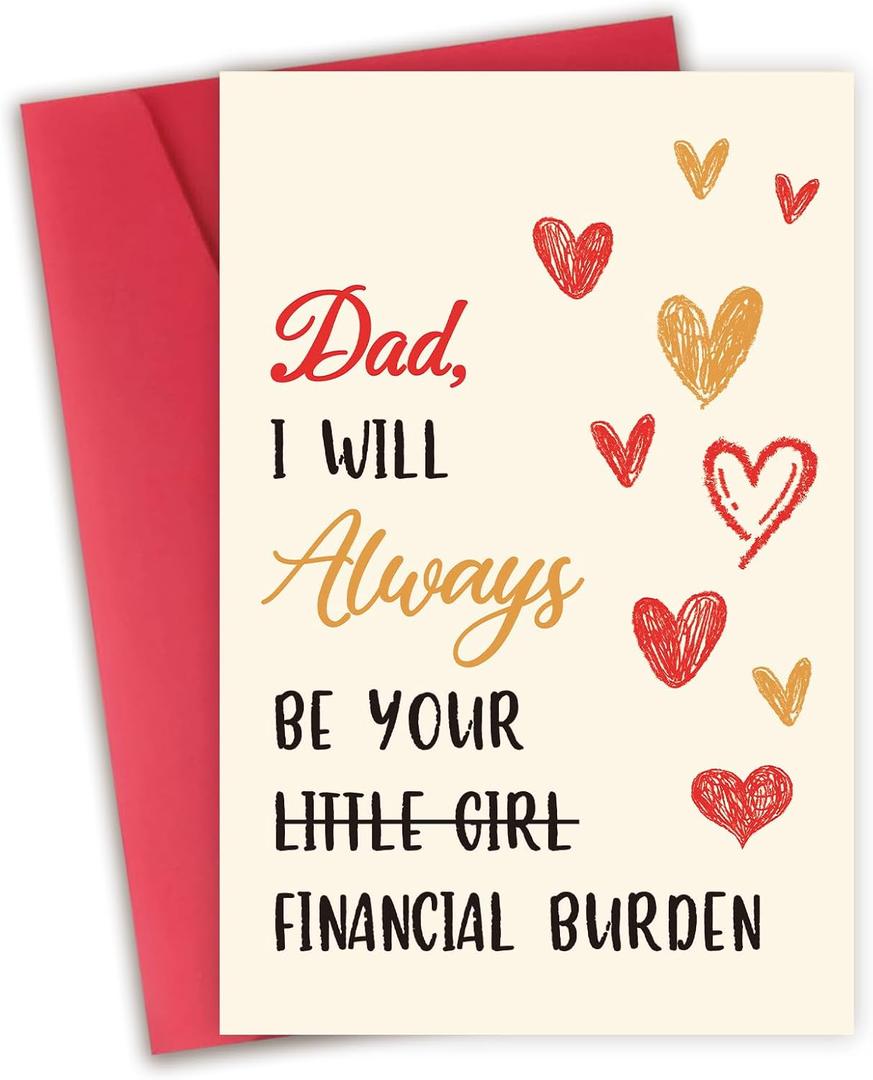 3 x Funny Fathers Day Card & Gifts| Father's Day Decorations | Happy, Sweetheart, Romantic, Raunchy