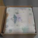 TotChill Light Quilted Crib Sheets 2 Pack, Soft Fitted Sheets for Standard Crib and Toddler Mattresses, Safari Animal