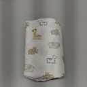 KeaBabies 2-Pack Organic Crib Sheets for Boys, Girls - 52x28 Fitted Crib Mattress Sheet Neutral, Breathable Jersey Cotton Cover for Baby Bed, Toddler Mattress, Soft & Cute Prints (KeaSafari)