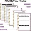 Planner 2025-2026, Academic Year Weekly and Monthly Calendar Planner, July 2025 - June 2026, Spiral Bound School Planning Tool, Perfect for Teacher, Student, Woman & Men - A4 (8.5" x 11"), Purple