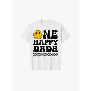 One Happy Dude Dada 1st Birthday Family Matching T-Shirt size XL
