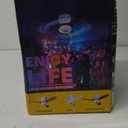 RGB Fan Light with Bluetooth Speaker, 21" Low Profile Ceiling Fan with Light Remote Control, 3CCT Stepless Dimmable, Night Mode, Memory Function, for Bedroom Living Room Kitchen Garage, Black