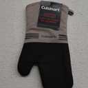 Cuisinart Oven Mitt & Potholder Set w/Neoprene for Easy Gripping, Heat Resistant up to 260 degrees C, Grey