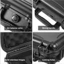 Waterproof Hard Case Compatible with Insta360 X4 Action Camera, Travel Carrying Case with Double Layers Holds Camera, Batteries, Charging Hub, Selfie Stick and Accessories