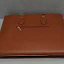 LOVEVOOK Laptop Bag for Women 15.6 Inch Laptop Tote Bag Waterproof Work Bag Computer Bag Leather Briefcase Business Office Bag Large Capacity Handbag Shoulder Bag