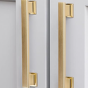 VEHCIL 20 Pack Brushed Gold Cabinet Handles, 5" Kitchen Cabinet Pulls Drawer Dresser Handles Cabinet Hardware for Kitchen Cupboard, Solid Zinc Alloy