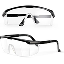 Anti-Fog Safety Glasses with Scratch-Resistant Wraparound Lenses and No-Slip Grips