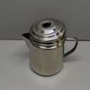 Coleman Stainless Steel Coffee Percolator, 12-Cup Capacity Durable Outdoor Coffee Maker for Camping, Backpacking, RV, Stovetop, Campfire, & More, No Filters Needed (One Size)