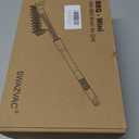 Small Grill Brush Bristle Free for Outdoor Grill, BBQ Grill Brush with Removable Aluminum Handle, Stainless Steel Grill Cleaner with Scraper, Suitable for Ceramic Grills, Removable Aluminum Handle