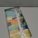 Deroro Sweet Summer Boho Sun Porch Banner Sign, Hello Sunshine Sunrise Cloud Bohemian Front Door Decorative Hanging Banner Flag, Yellow Teal Seasonal Decoration Home Outdoor Decor