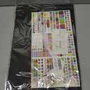 2 x 2026 Desk Calendar, Large Desktop/Wall Monthly Calendar (Jan. 2026 - Jun. 2027) 17'' x 12'' School Year Desk Planner for Teacher Family School Office Supplies (Black)