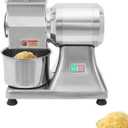 Commercial Electric Cheese Grater 550W | 88Lbs/Hour Heavy Duty Cheese Shredder with Safety Shield & Bucket for Hard Cheese & Nuts
