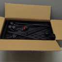 SPACEKEEPER Rolling Storage Cart 3 Tier Bathroom Cart Organizers with Wheels Laundry Room Organization Mobile Shelving Unit Utility Cart Storage Shelves Multi-Functional for Office, Home, Black