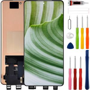 6.78" New AMOLED Display Compatible with Oneplus 12R 1+12R CPH2609, CPH2585 Touch Screen Digitizer Assembly Replacement with Upgraded Repair Tools Kit