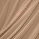 Horbaunal 4-Way Stretch Mesh Fabric by The Yard, Dark Nude 1 Yard Nylon Power Mesh Sheer Fabric for Dancewear Activewear Sportwear Sewing, 88% Nylon & 12% Spandex, 60" Wide
